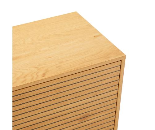 Kummut LINE 110x40xH74cm, tammedekooriga melamiin