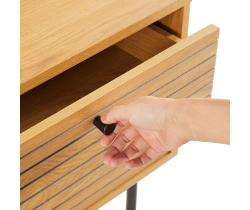 Kummut LINE 120x40xH75cm, tammedekooriga melamiin