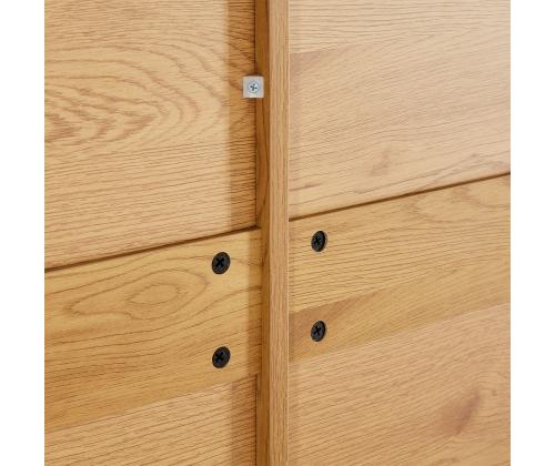 Kummut LINE 120x40xH75cm, tammedekooriga melamiin