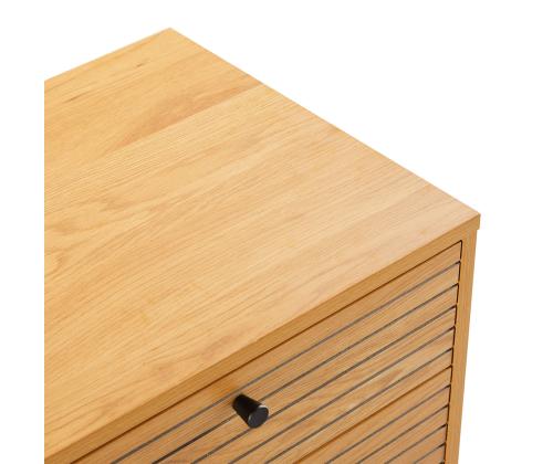 Öökapp LINE 2-sahtliga 50x40xH50cm, tammedekooriga melamiin