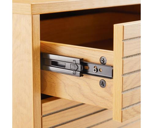 Öökapp LINE 2-sahtliga 50x40xH50cm, tammedekooriga melamiin