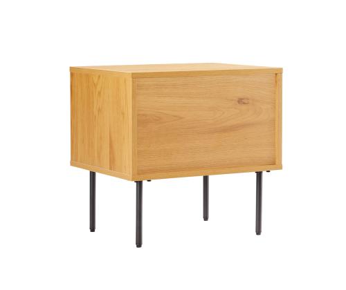 Öökapp LINE 2-sahtliga 50x40xH50cm, tammedekooriga melamiin