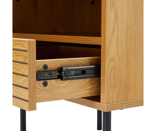 Öökapp LINE 50x40xH50cm, tammedekooriga melamiin