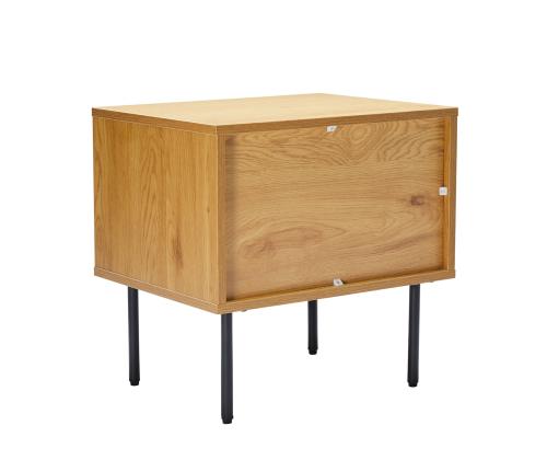 Öökapp LINE 50x40xH50cm, tammedekooriga melamiin