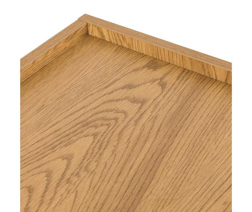 Kummut SACHA 75x40xH89cm, tammedekooriga melamiin