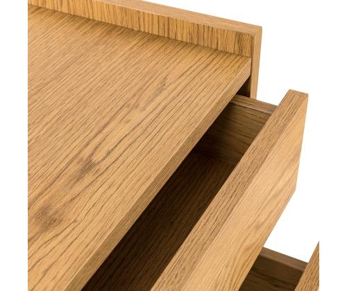 Kummut SACHA 50x40xH109cm, tammedekooriga melamiin