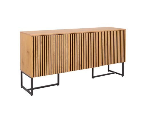 Kummut HAMPTON 160x40xH80cm, tammedekooriga melamiin