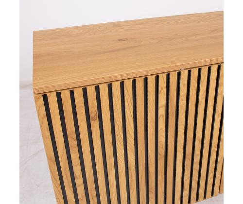 Kummut HAMPTON 160x40xH80cm, tammedekooriga melamiin