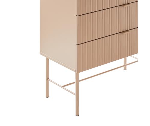 Kummut SEQUENCE 79x40xH100cm, cappuccino