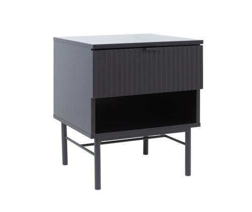 Öökapp SEQUENCE 45x40xH55cm, must 3D