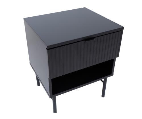 Öökapp SEQUENCE 45x40xH55cm, must 3D