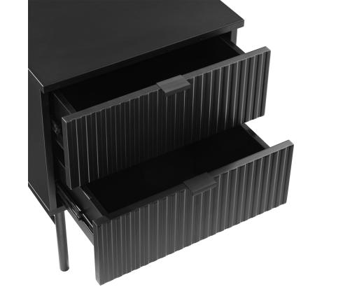 Öökapp SEQUENCE 2-sahtliga 45x40xH55cm, must