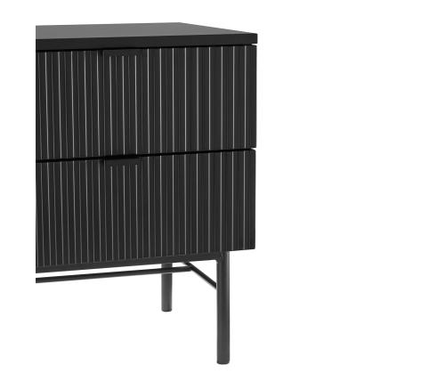 Öökapp SEQUENCE 2-sahtliga 45x40xH55cm, must