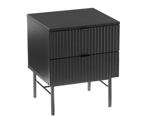 Öökapp SEQUENCE 2-sahtliga 45x40xH55cm, must