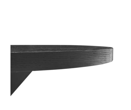 Söögilaud VANCOUVER D120xH75cm, must suitsutamm