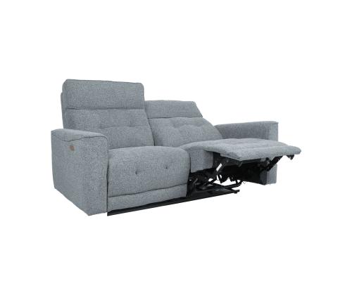 Diivan BOSCO 2-kohaline elektriline recliner 157x94xH102cm, sinakashall