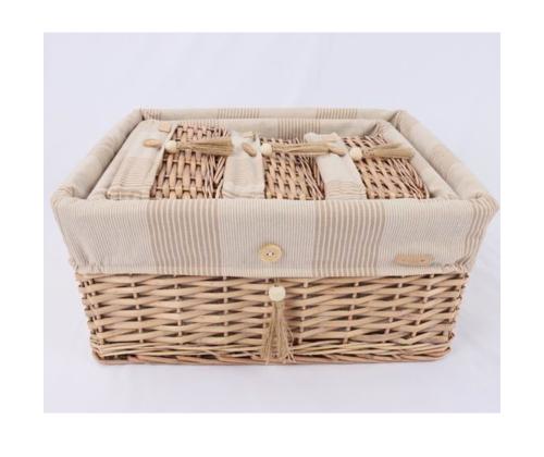 Korv WILLI STRIPE 48x38xH22cm