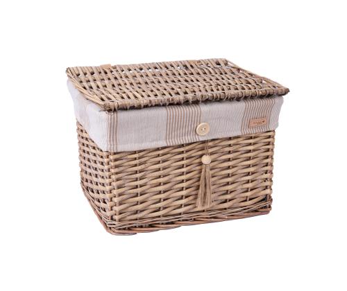 Korv WILLI STRIPE kaanega 36x26xH25cm