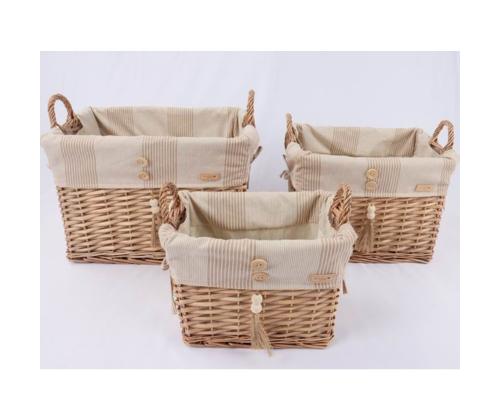 Korv WILLI STRIPE 36x26xH26cm