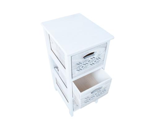 Kummut MIHKLI 3-sahtliga 26x32x63cm, valge