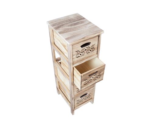 Kummut MIHKLI 4-sahtliga 26x32x81cm, naturaalne