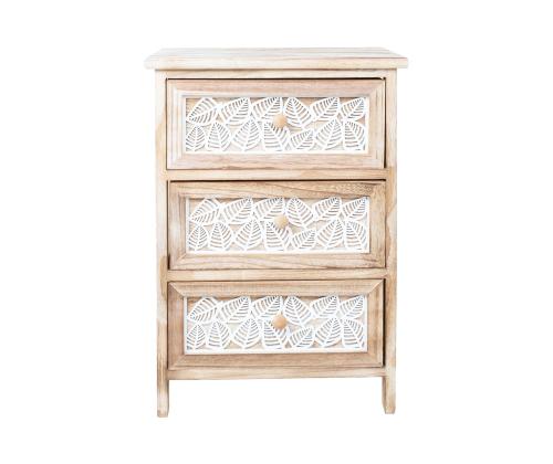 Kummut KASEKE 3-sahtliga 40x29x58cm, naturaalne