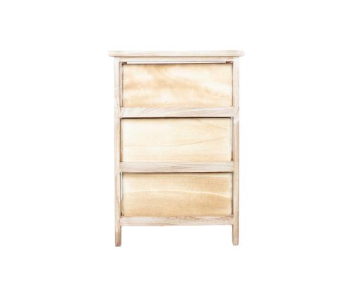 Kummut KASEKE 3-sahtliga 40x29x58cm, naturaalne