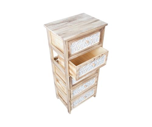 Kummut KASEKE 5-sahtliga 40x29x90cm, naturaalne