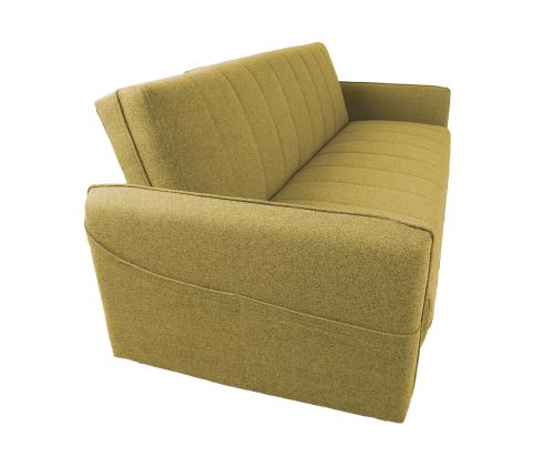 Diivanvoodi VISBY 200x88xH93cm, kollane