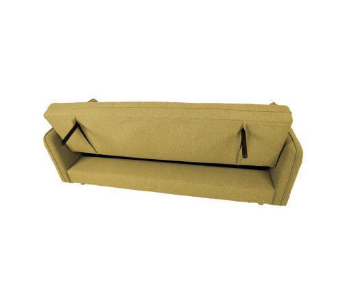 Diivanvoodi VISBY 200x88xH93cm, kollane