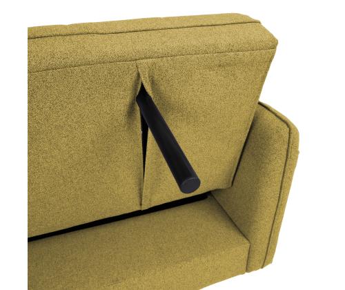 Diivanvoodi VISBY 200x88xH93cm, kollane