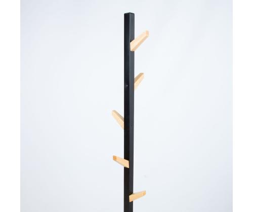 Põrandanagi FOREST D28xH177cm, must/naturaalne