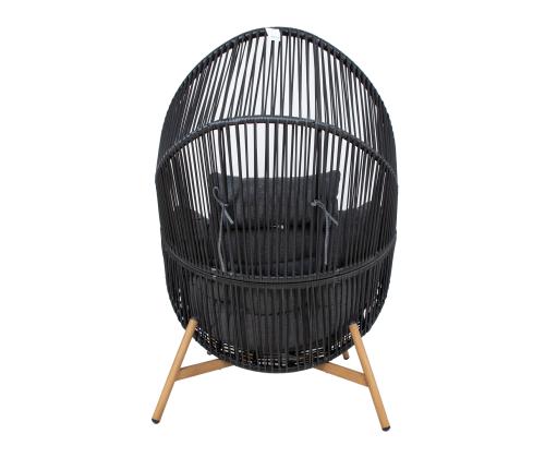 Puhketool HELSINKI 98x101xH142cm, must