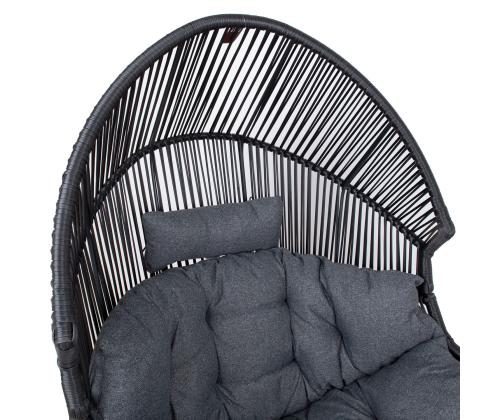 Puhketool HELSINKI 98x101xH142cm, must