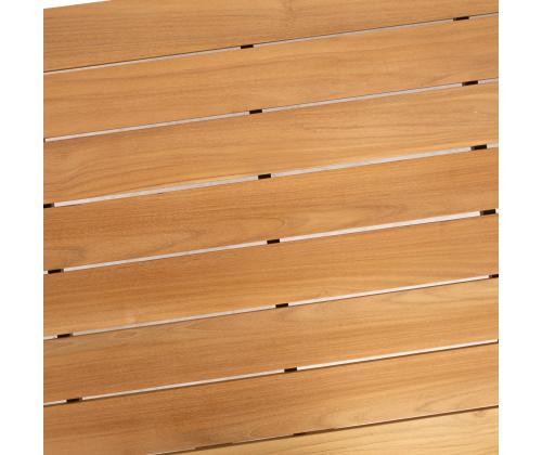 Laud TAMPERE 160x80xH75cm, tiik, alumiinium