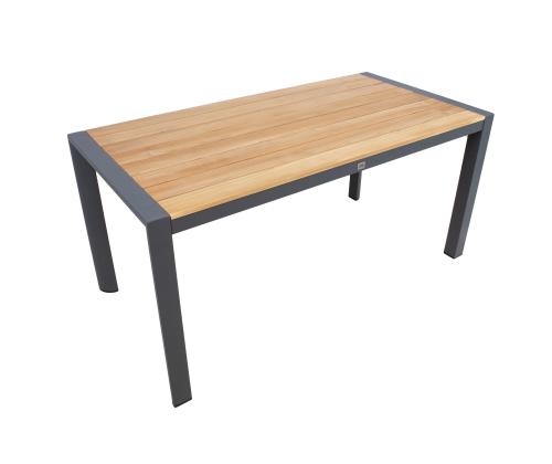 Laud TAMPERE 160x80xH75cm, tiik, alumiinium