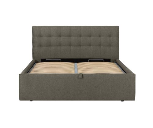 Voodi LEENA 160x200cm, tumebee˛, 176x221xH110cm