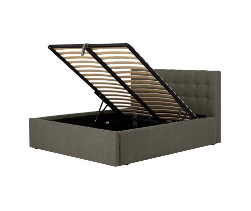 Voodi LEENA 160x200cm, tumebee˛, 176x221xH110cm