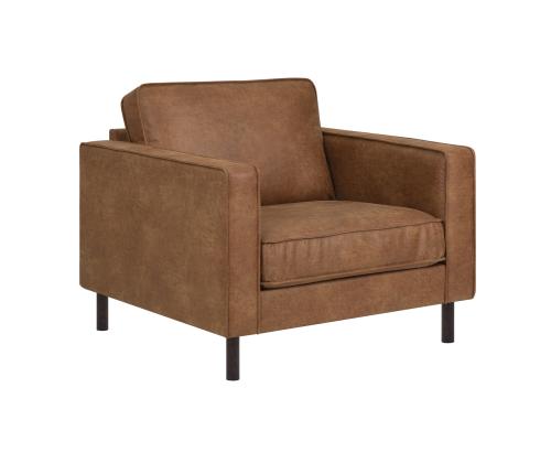 Tugitool LUCAS pruun, 94x90xH79cm