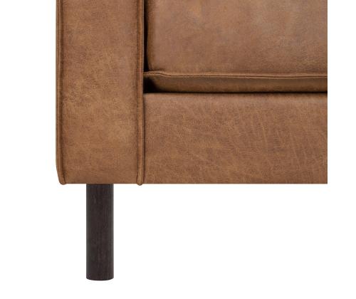 Tugitool LUCAS pruun, 94x90xH79cm