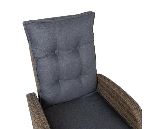Tugitool MOOR recliner, pruun