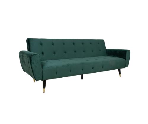 Diivanvoodi FALUN 214x83xH82cm, roheline samet