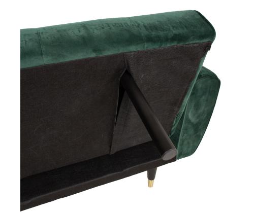 Diivanvoodi FALUN 214x83xH82cm, roheline samet