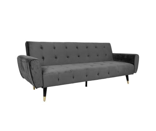 Diivanvoodi FALUN 214x83xH82cm, hall samet