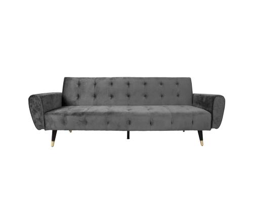 Diivanvoodi FALUN 214x83xH82cm, hall samet