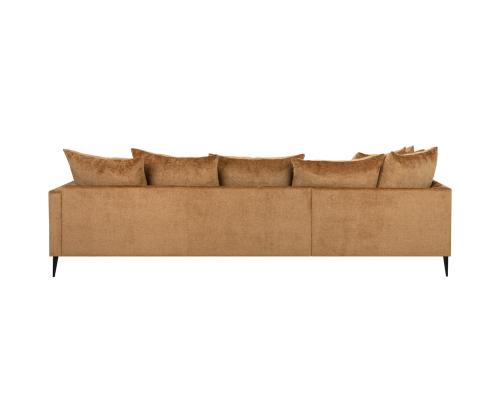 Nurgadiivan LARTES vasak nurk, pruun, 300x205/92xH90cm