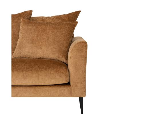 Nurgadiivan LARTES vasak nurk, pruun, 300x205/92xH90cm