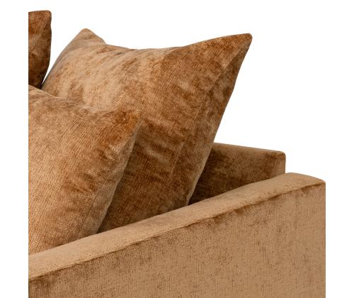 Nurgadiivan LARTES vasak nurk, pruun, 300x205/92xH90cm