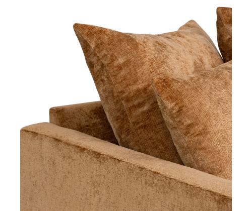 Nurgadiivan LARTES parem nurk, pruun, 300x92/205xH90cm