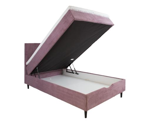 Kontinentaalvoodi LAARA 120x200cm, roosa